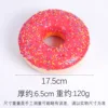 17cm rose red sugar needle donut bread