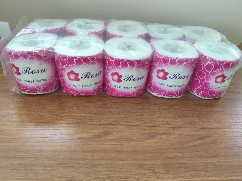 China Made Eco-Friendly Biodegradable Soft White Toilet Paper for Certified Bathroom Use