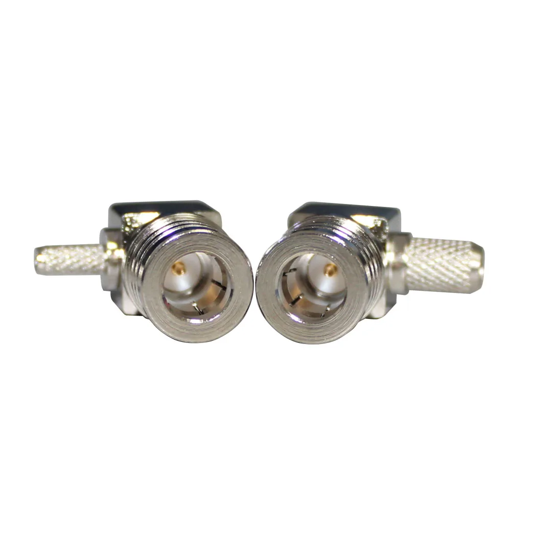 product factory supply qma c jw15 coaxial connector right angle male qma connector for rg174 rg316 cable assemblies-2