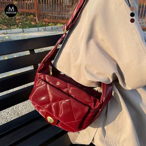 Minissimi Low MOQ Solid Vintage Hobo Bag Winter Soft Pu Quality Sling Bag Customized Women's Shoulder Bags