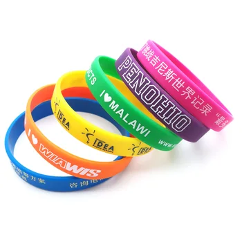 Wholesale Factory Cheap Recycle Silicone Hand Bracelets Custom Color ...