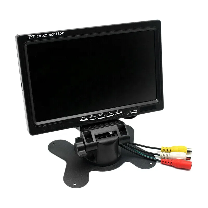 black 12 V 7 inches 24 V screen for rear view camera system Carmedien 7 inch TFT LCD Monitor CM-NMR7 1744 display stand monitor