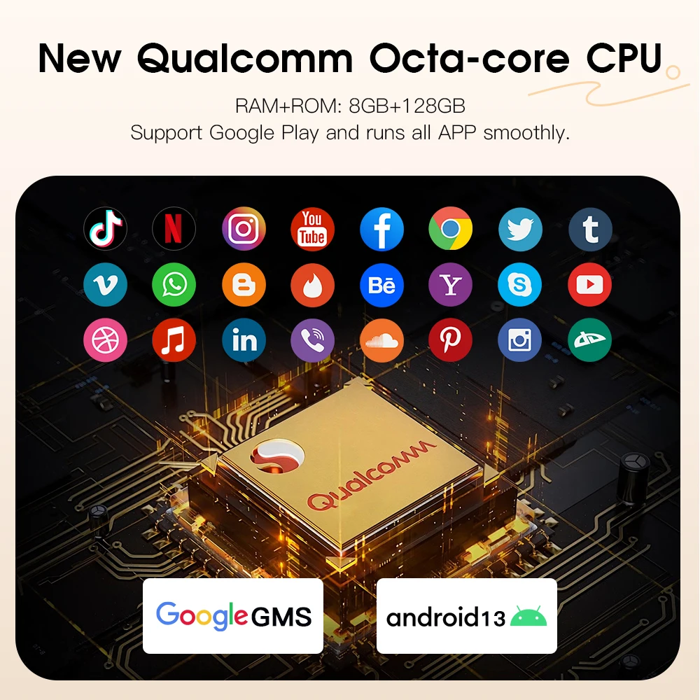 32 Inch Touch Screen TV Smart 8-core CPU Android OS 8+128GB Built-in Battery With Camera Smart Portable TV Rotation Monitor