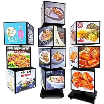 Removable Three-dimensional Rotating Rainproof Light Box