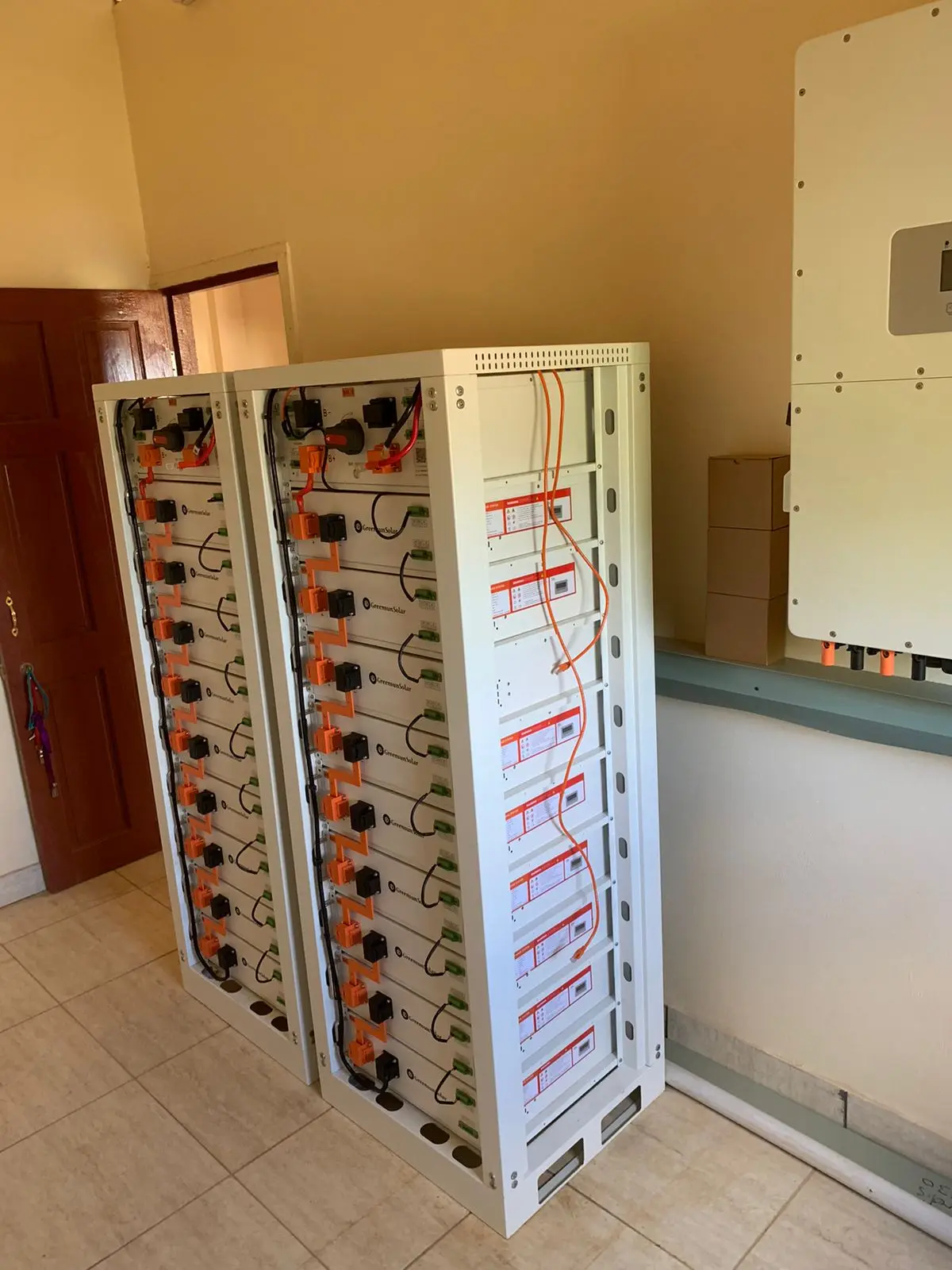 Signature Solar Battery Racks Rack Mounted Solar Energy Battery Storage Systems 50Kw Solar Container ...