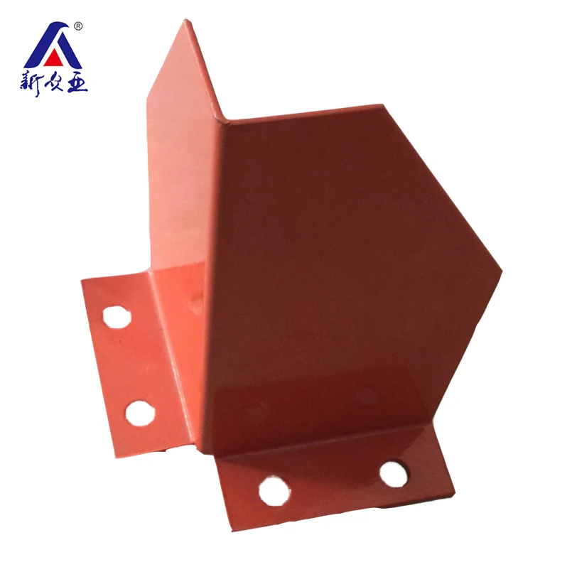 China Manufacturer Industrial H300mm Steel Pallet Racking Protectors Metal Column Guard Upright Frame Protector