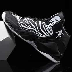 Высокие амортизирующие мужские баскетбольные ботинки, Нескользящие мужские баскетбольные ботинки