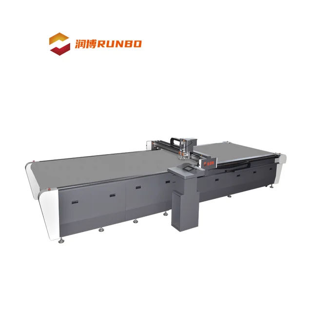 Runbo CNC Cutting Machine Automatic Digital Oscillating Knife for Corrugated Paper & Cardboard Paper Product Making Machinery