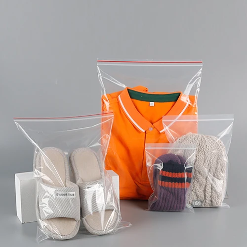Custom Pe Plastic Package Clear Small Zipper Bags Plastic Bag Ziplock