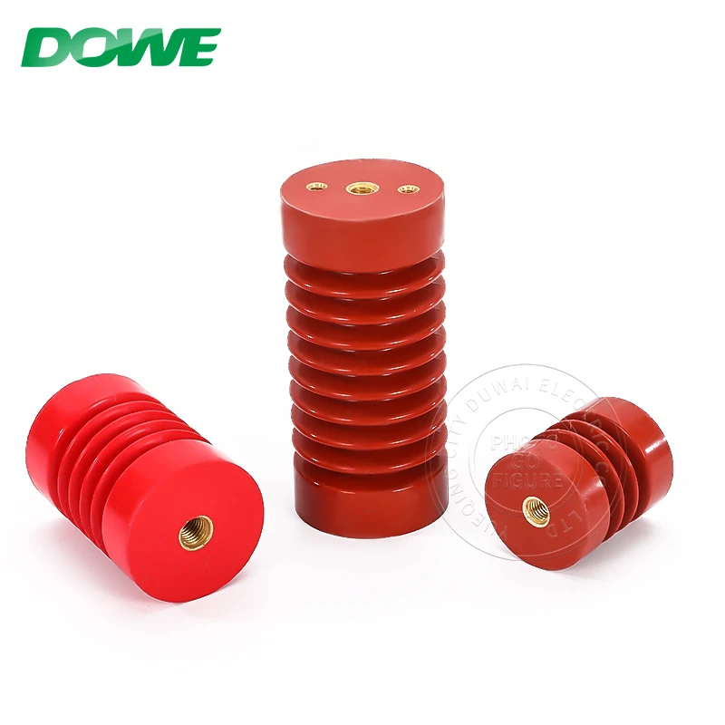 DOWE Epoxy Resin DMC/SMC Material Low Voltage Insulator Busbar Electrical Standoff Isulator for Electric Industry Equipment