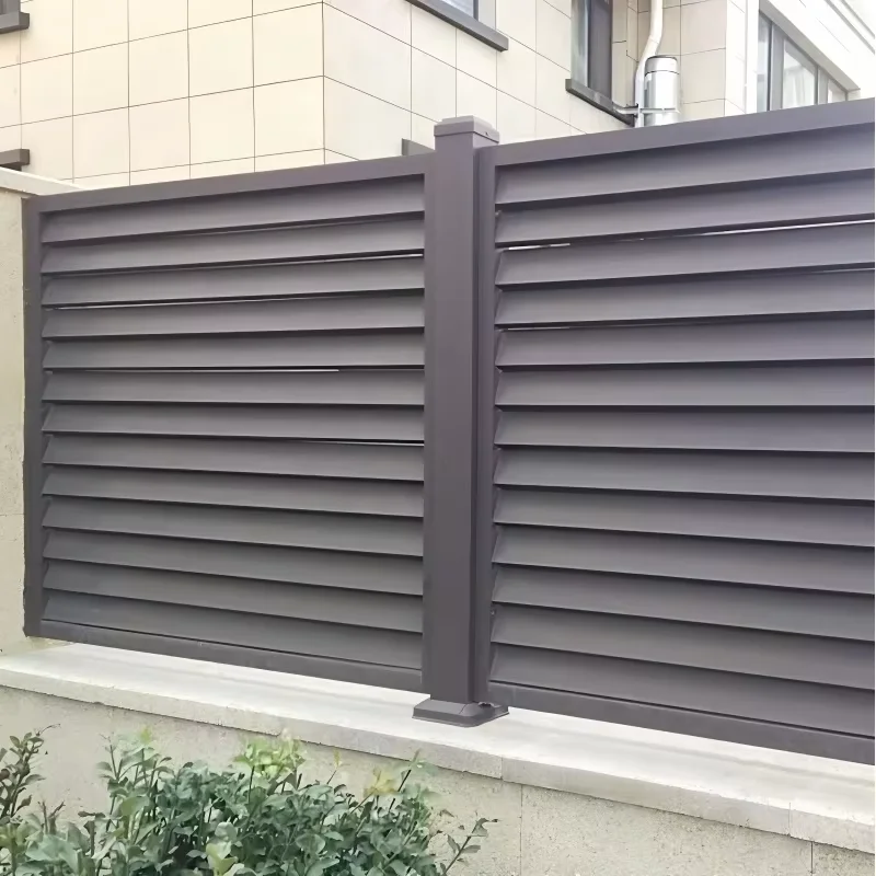 Outdoor Aluminum Fence Panels Modern Design Best Garden Fence Privacy 6 Feet Square Fences Design for Houses