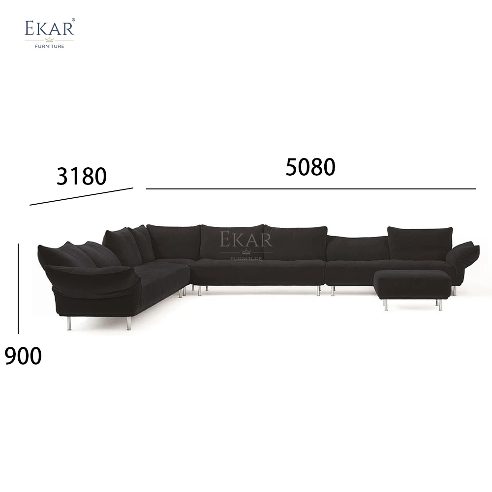 product versatile metal frame sofa with functional elements-68