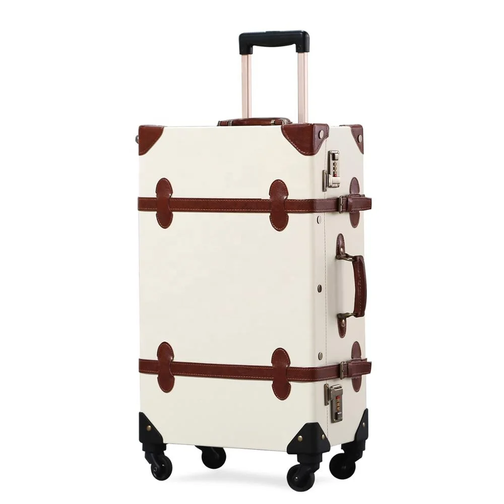 20-inch 28-inch Trunk Rolling Luggage Set In Nude | centenariocat.upeu ...