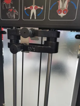 商用フィットネス機器ラットプルダウンピン負荷強度ラットプルダウン