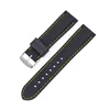 Black band white thread