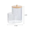 Transparent cylindrical cover