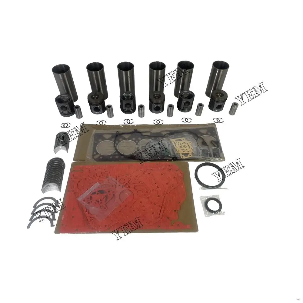 Overhaul Rebuild Kit With Piston Rings Liner Head Gasket Set Bearings Fit for Caterpillar 3056 Harvester Spare Parts