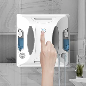 Fmart W6 Square 2025 Smart Electric Window Cleaner App Control Multiple Safety Protectors Remote Control for Household Windows