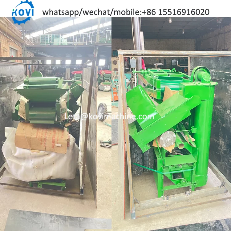 Industrial Diesel Engine Corn Shelling Machine Sorghum Millet Castor Sheller Maize Huller Thresher