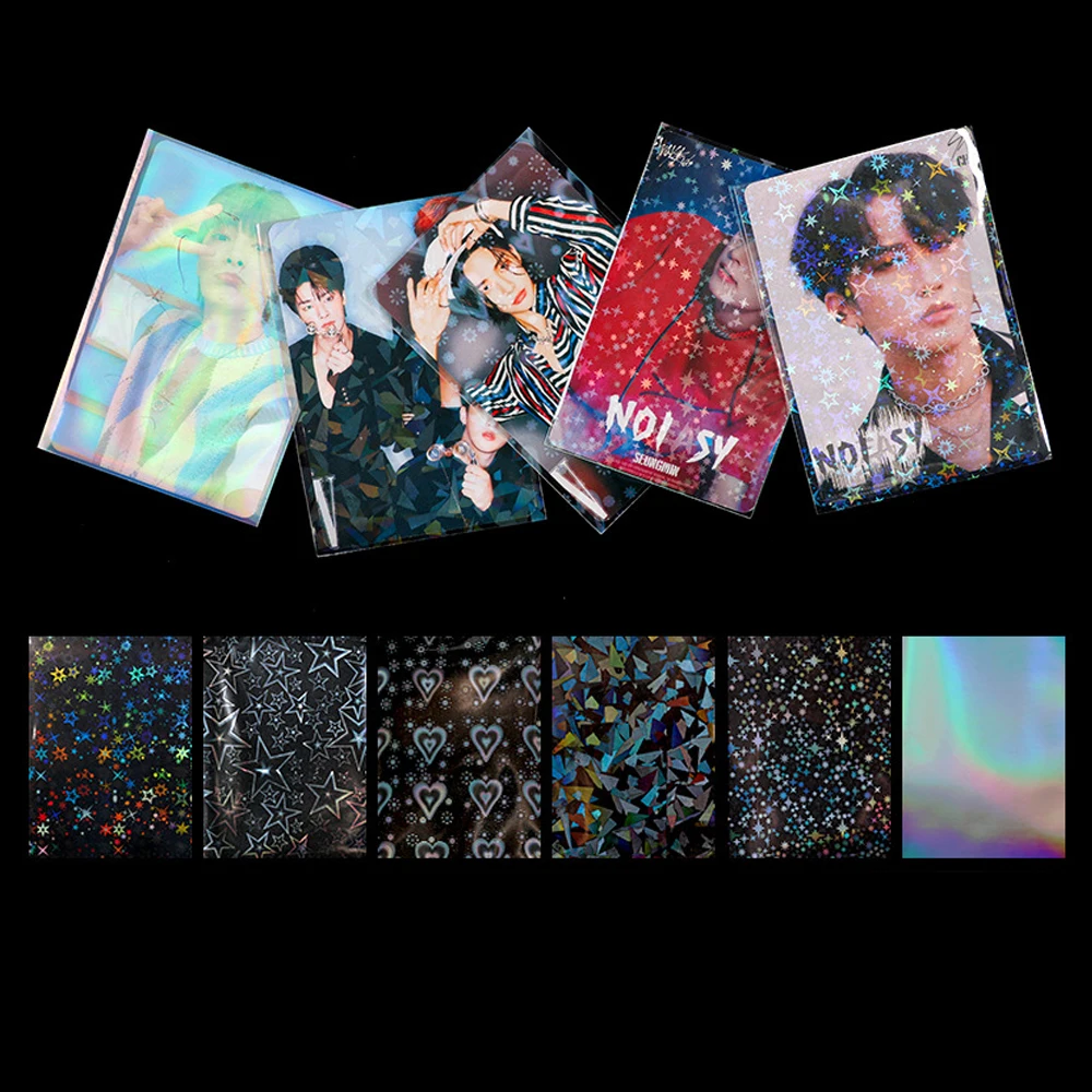 Custom Hologram Card Sleeves Prismatic Defender Photo Cover Bunny Anime Art  Card Protector Sleeve for TCG MTG Poke-mon Yugi-oh