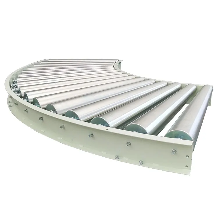 90 Degree Curve Roller Table Conveyor