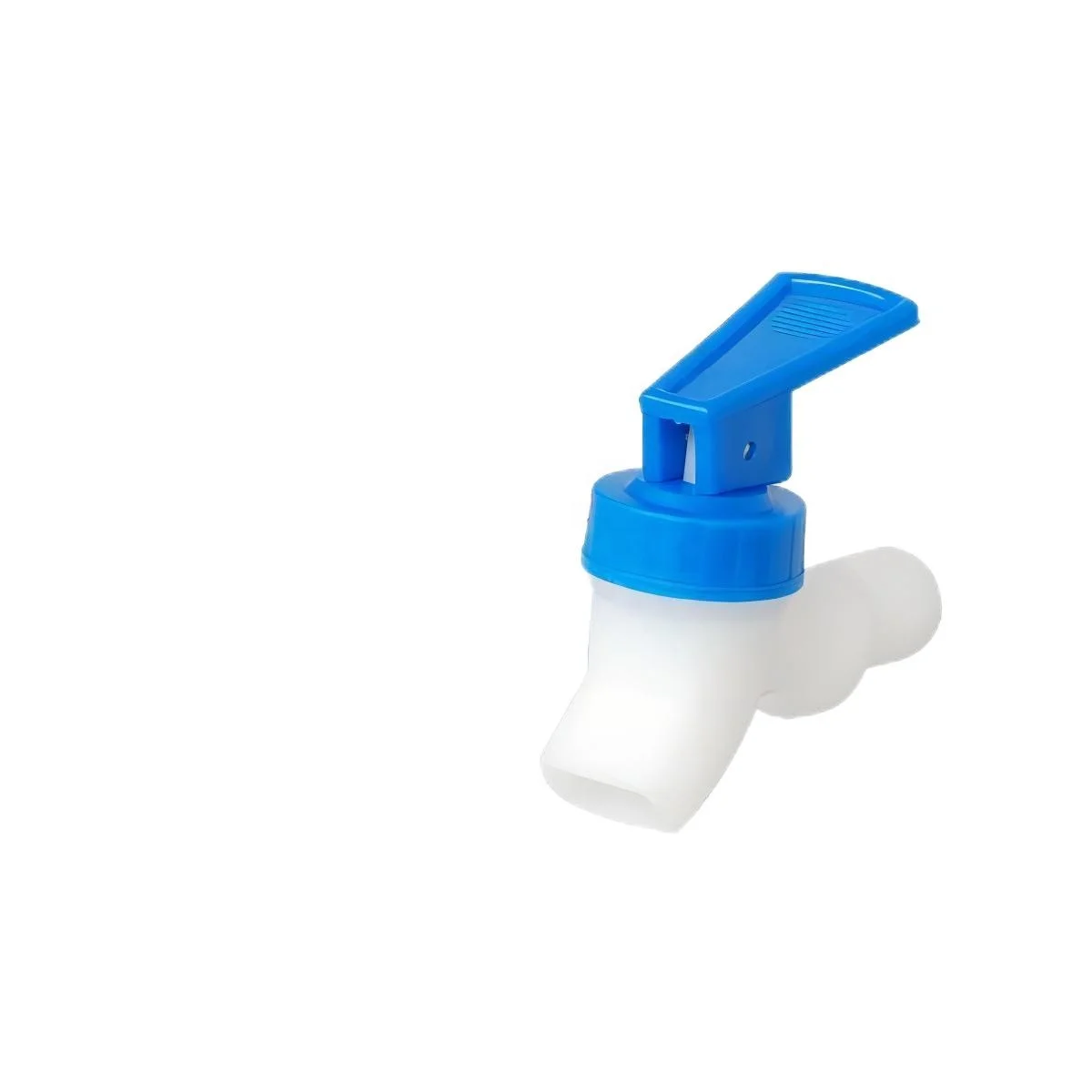 BPA Free Blue Color  Push Style Plastic Water  Spigot Water Faucet Valve Tap Plastic Spout Replacement for Water Dispenser Use