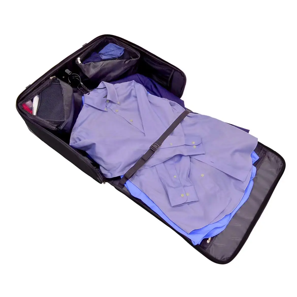 New Design Mini OEM Unisex Durable High Quality 44 Inch Short-time Business Travel Folding Bag With Wheels Trolley Garment case