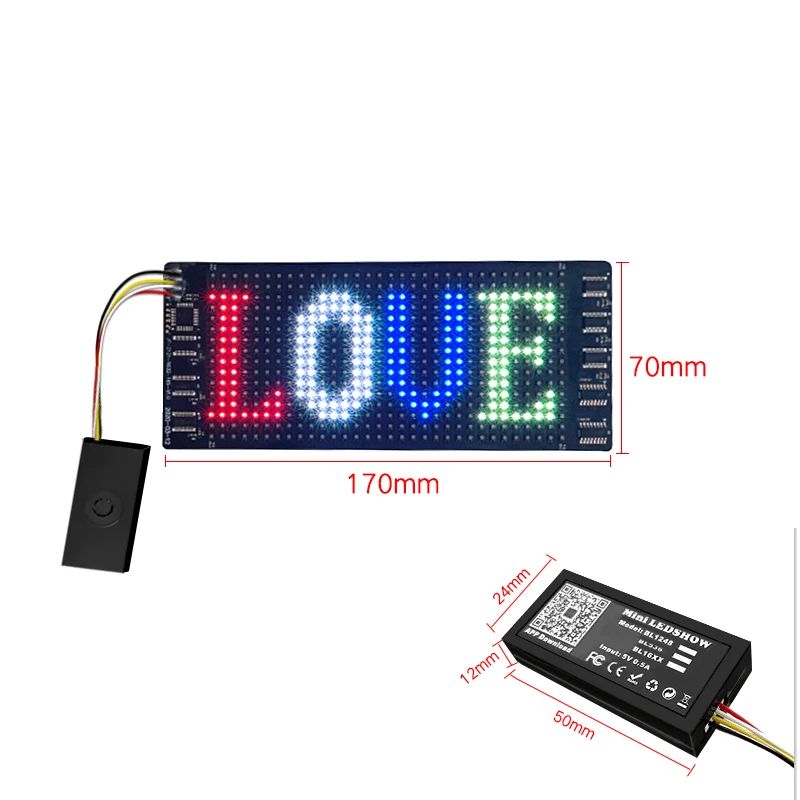 Iledshow Flexible Soft Low Light Weight Smart Phone App Programable Soft LED Running Message Display Sign Board