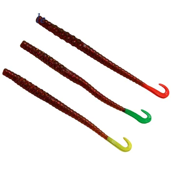 New Arrival Sinking Earthworm Stick Worm Soft Lure with Insert Worm Weight, Drop Shot Rig Bait for Pond Bass – Soft Lure – view 2