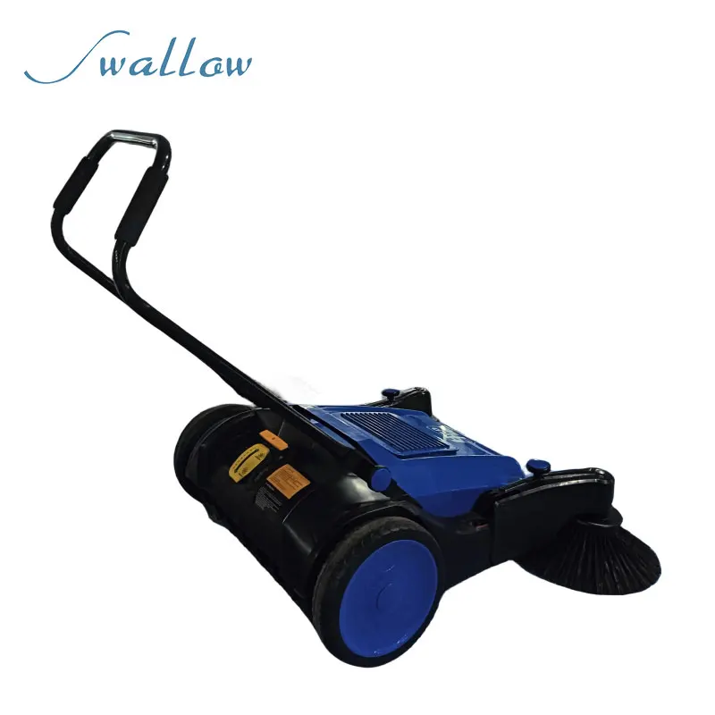 New Walk-Behind Floor Sweeping Machine Manual Street Sweeper with Core Motor Component Ground Cleaning Machine for Hotels