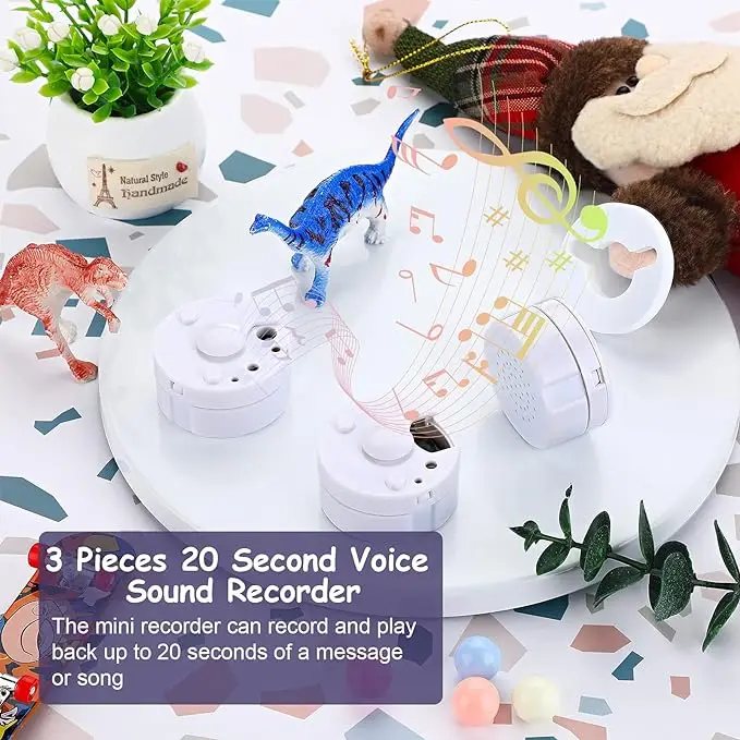 Toy Message Teddy 60 Seconds - Record Custom Messages for Plush Toys
