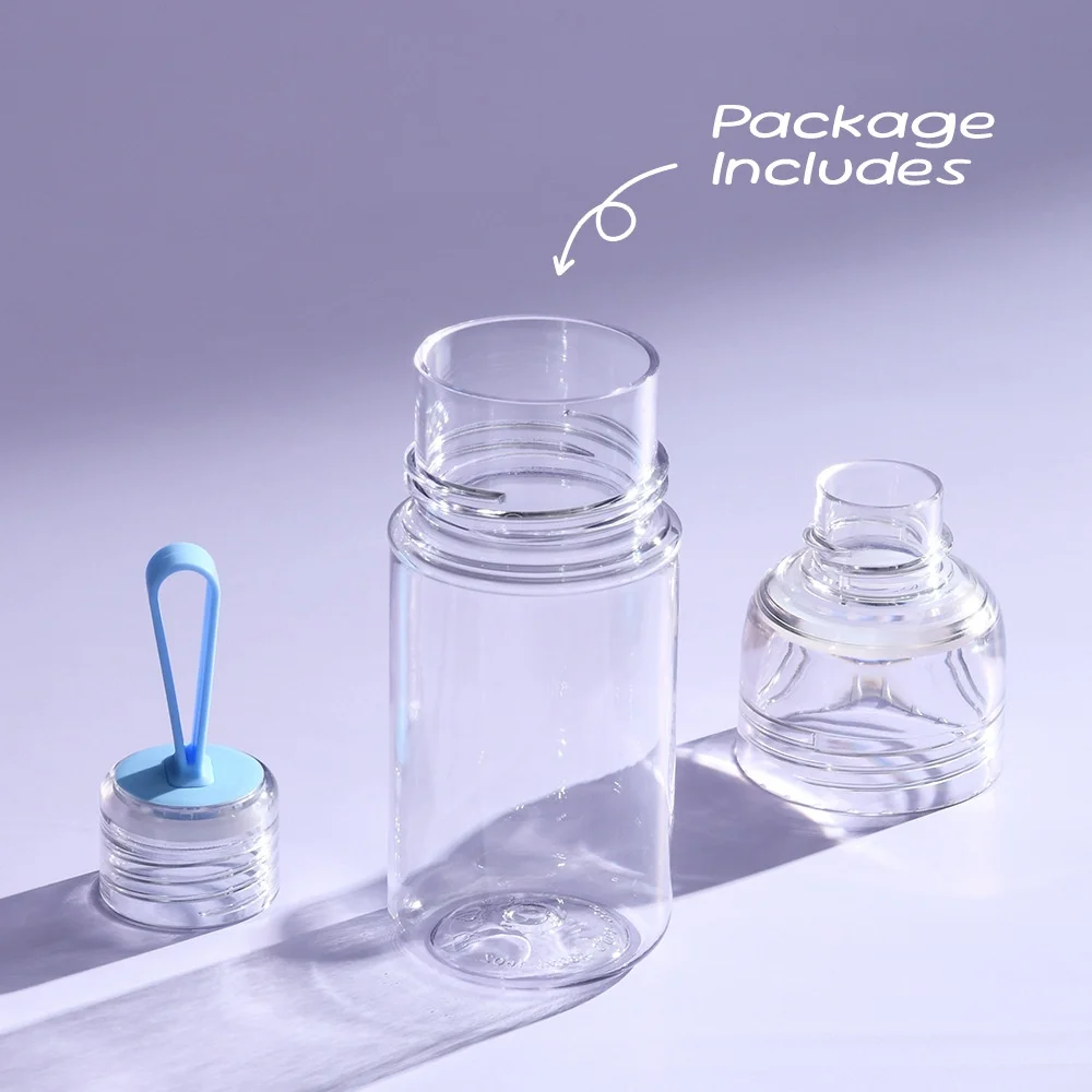 2026 New Eco-Friendly Outdoor Tritan Water Cup 480ML American-style Simple Wide-mouth Portable with Silicone Handle preview 2