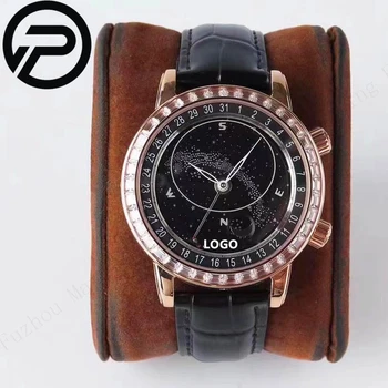 Brand mechanical watch Customized AL factory 42mm 240 movement 48 hours kinetic energy luxury mechanical watch