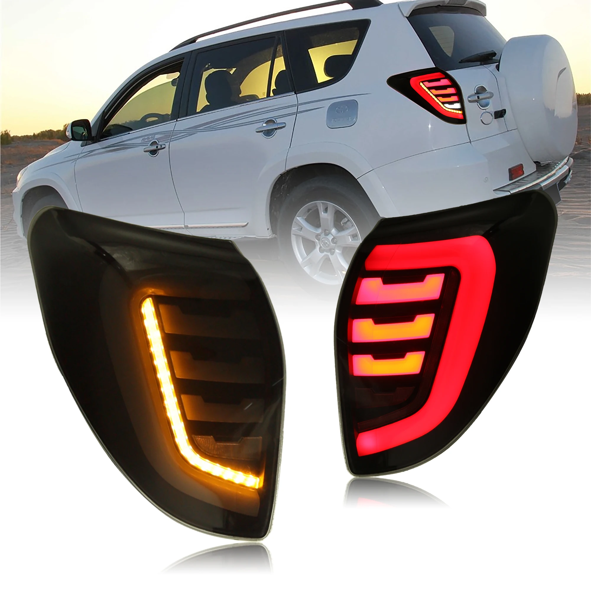 Manufacturer Modified Auto Lighting System Tail Light Rear Stop Brake Lamp for Toyota RAV4 2009 2010 2011 2012
