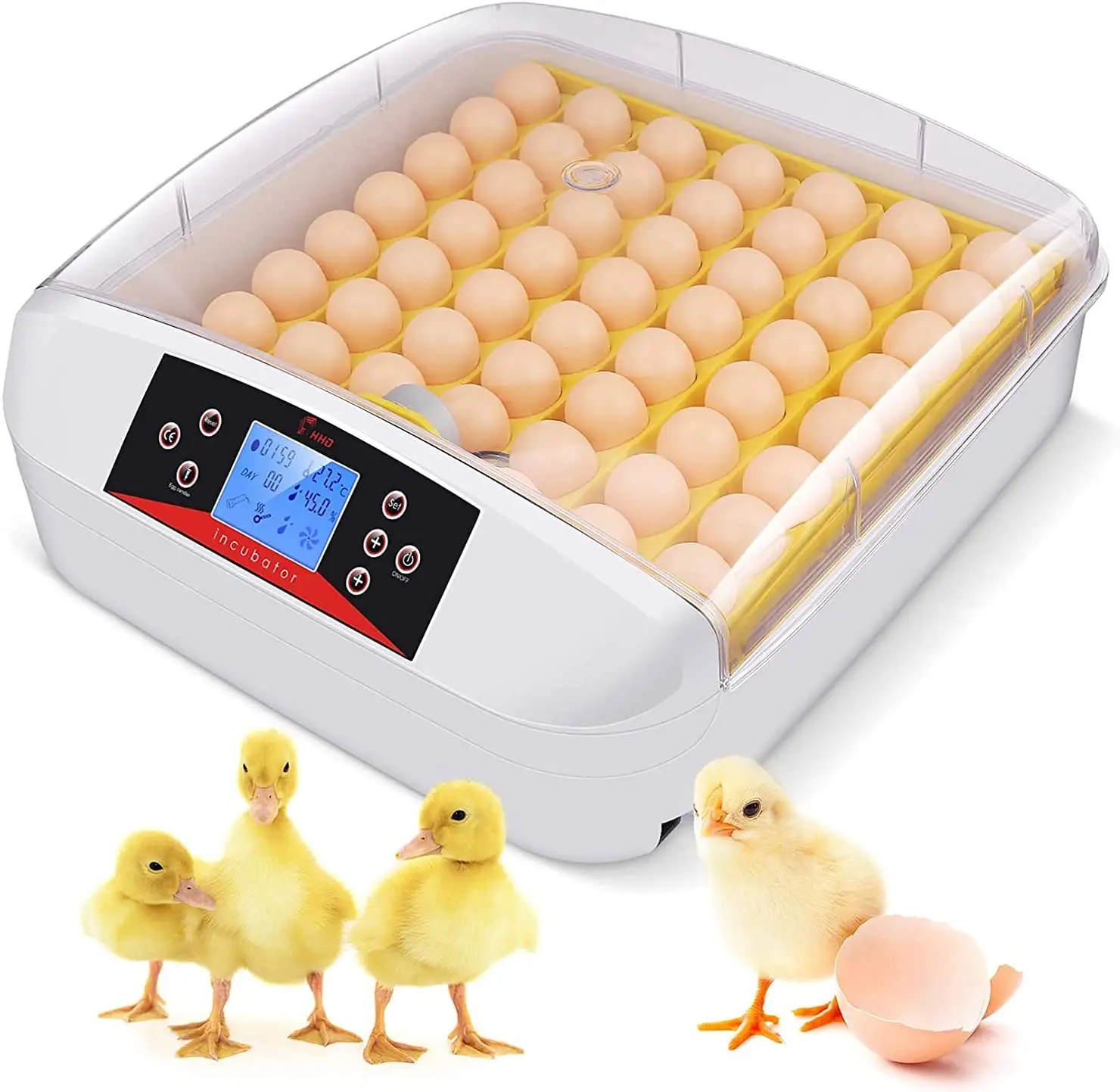 Meuiosd Egg Incubator For Hatching, 12-24 Egg Incubators With Auto Turning, Automatic Water Top-up, Fahrenheit Display, 360° View Poultry Incubator For Hatching Chicken Duck Quail Parrot - View #6