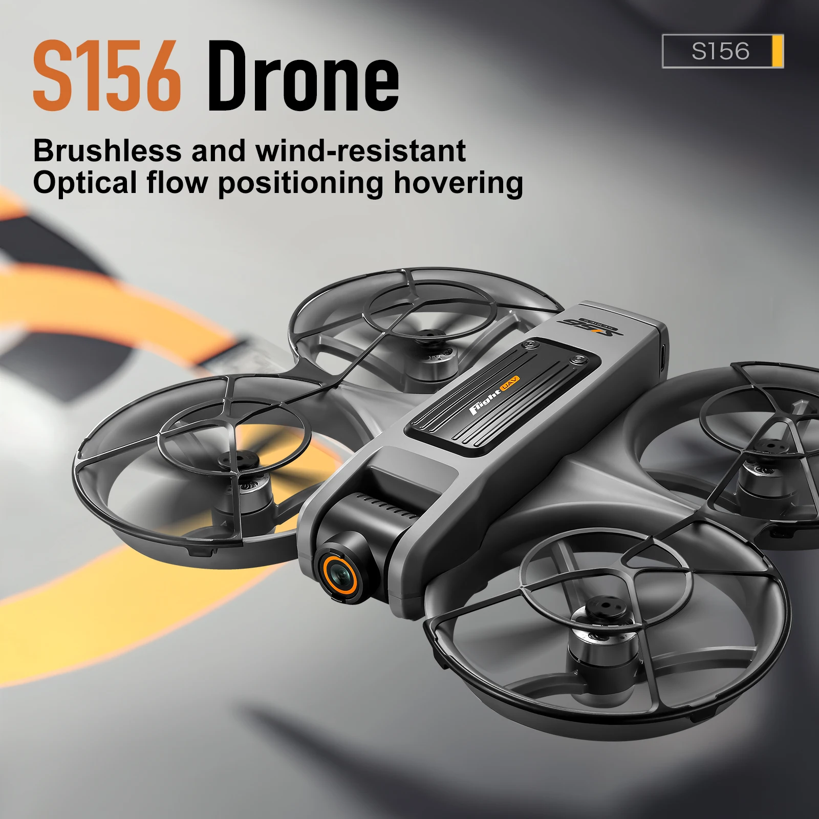 S156 Beginner Drone FPV HD Camera Brushless Motor Obstacle Avoidance Foldable Quadcopter with LED Screen Control