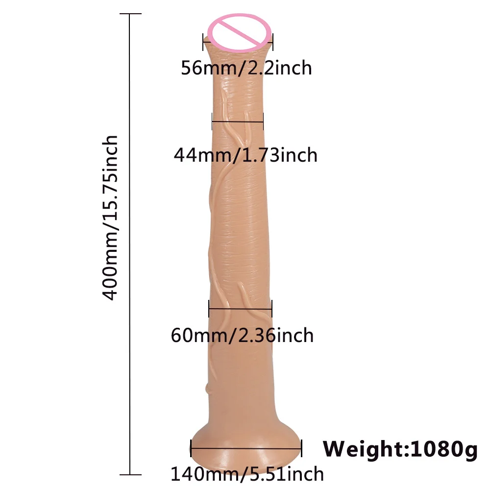 FAAK Sex Shop 40CM Super Long Huge Realistic Horse Realistic Dildos for Women With Suction Cup Animal Dildo Female Masturbation