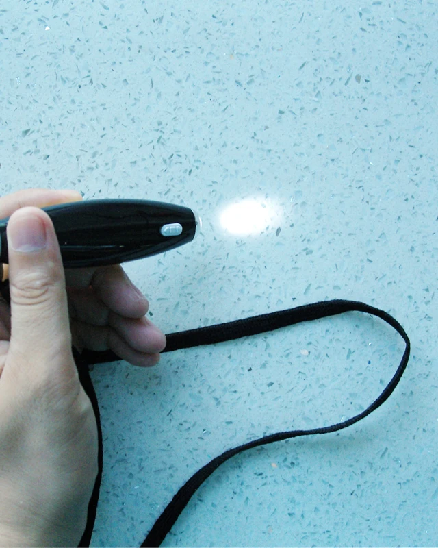 Classic Plastic Rope Box Light Pen with Sticky Note