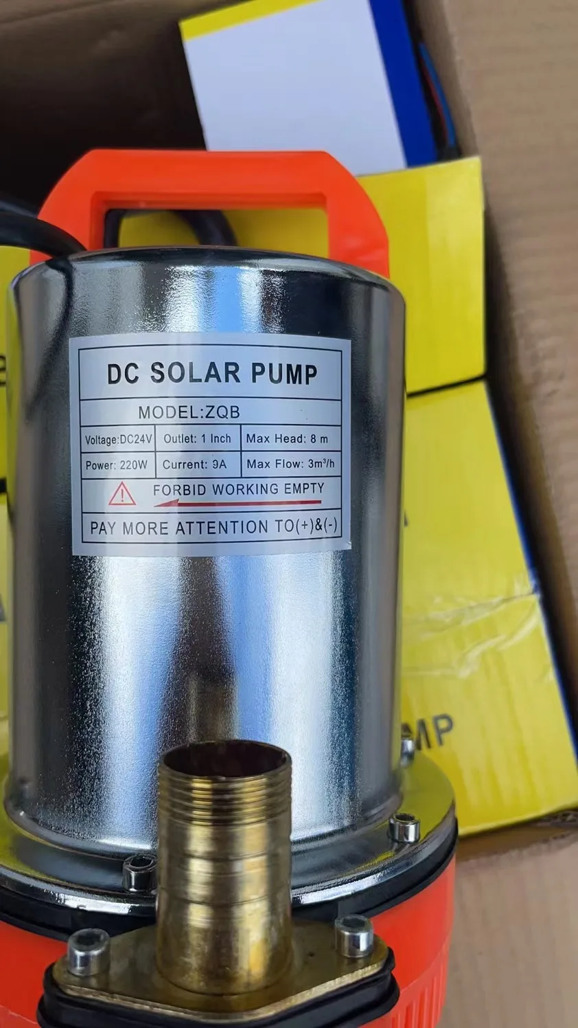 DL Solar DC 12V Drain Pump 15m Head Water Pump 180w Super Useful Submersible Pump