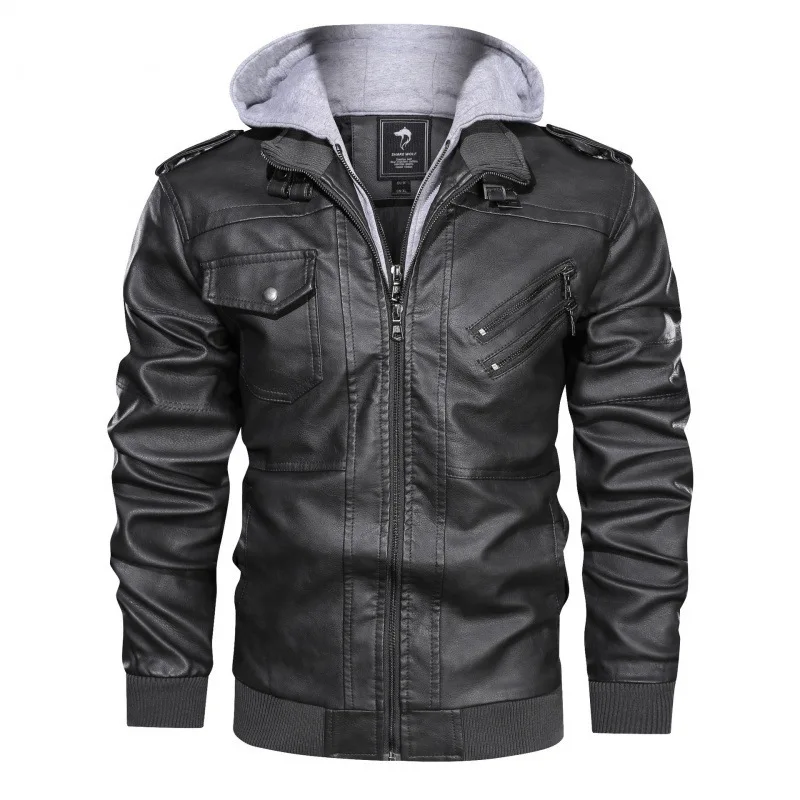 Breathable Men’s Leather Jacket – Lightweight and Fashionable Outerwear