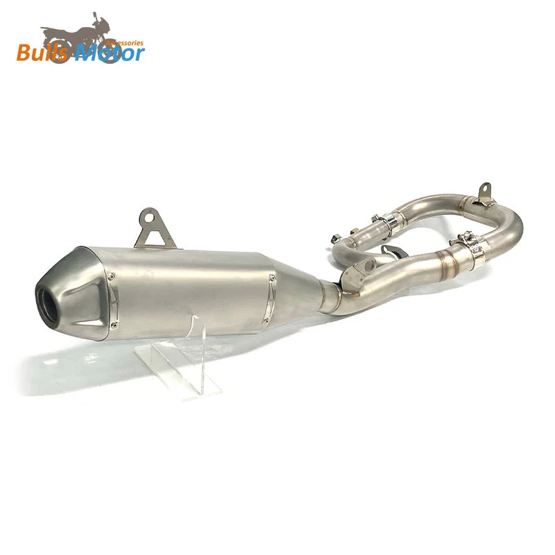 Bulls Motor YZ250F用軽量ステンレス製マフラーシステム