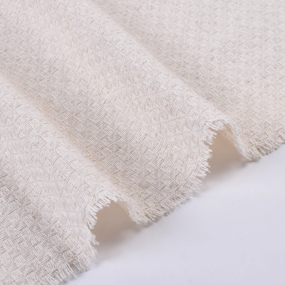 product wholesale soft quality yarn dyed organic viscose linen rayon blend fabric for clothing-7
