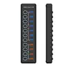 7 USB Data Ports+4 Fast Charging Ports 1m Cable with 12V 4A