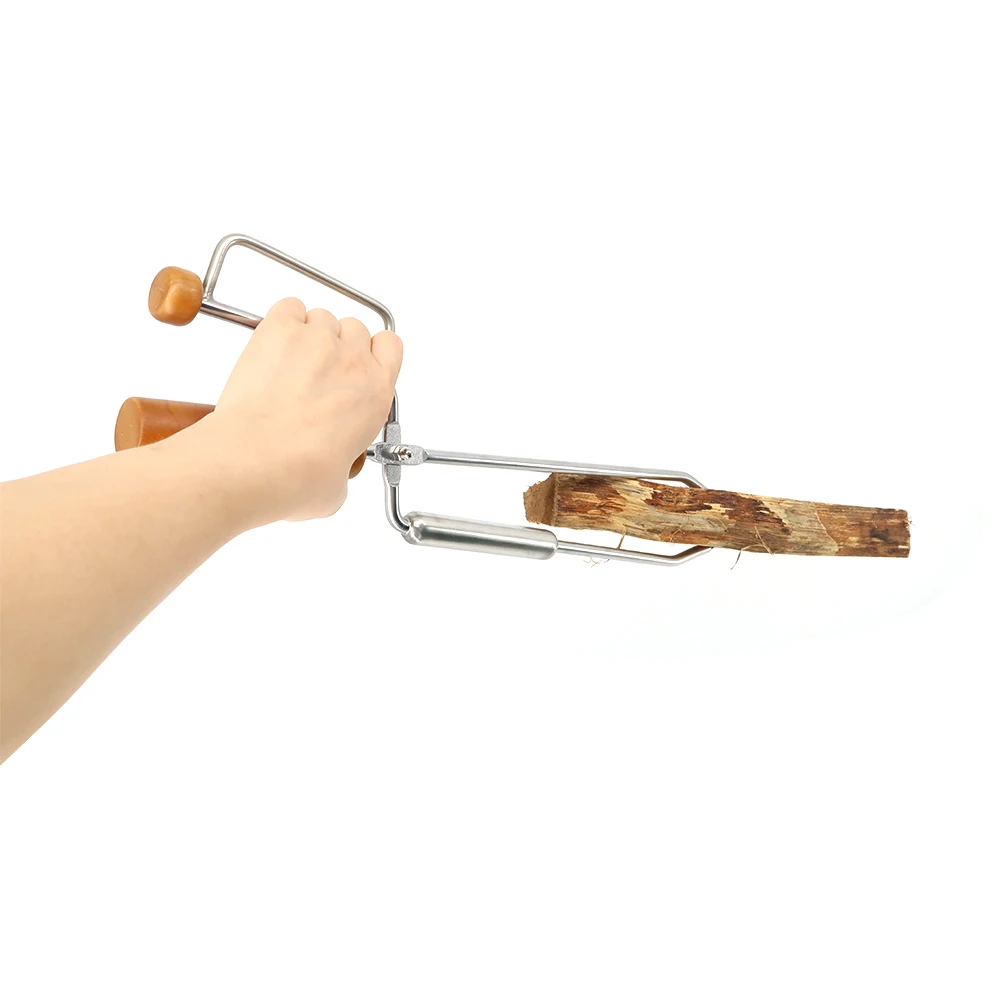 Verbeterde Log Grabber met Geïsoleerd Houten Handvat - Voor Haard Verbeterde Log Grabber met Geïsoleerd Houten Handvat - Voor Haard