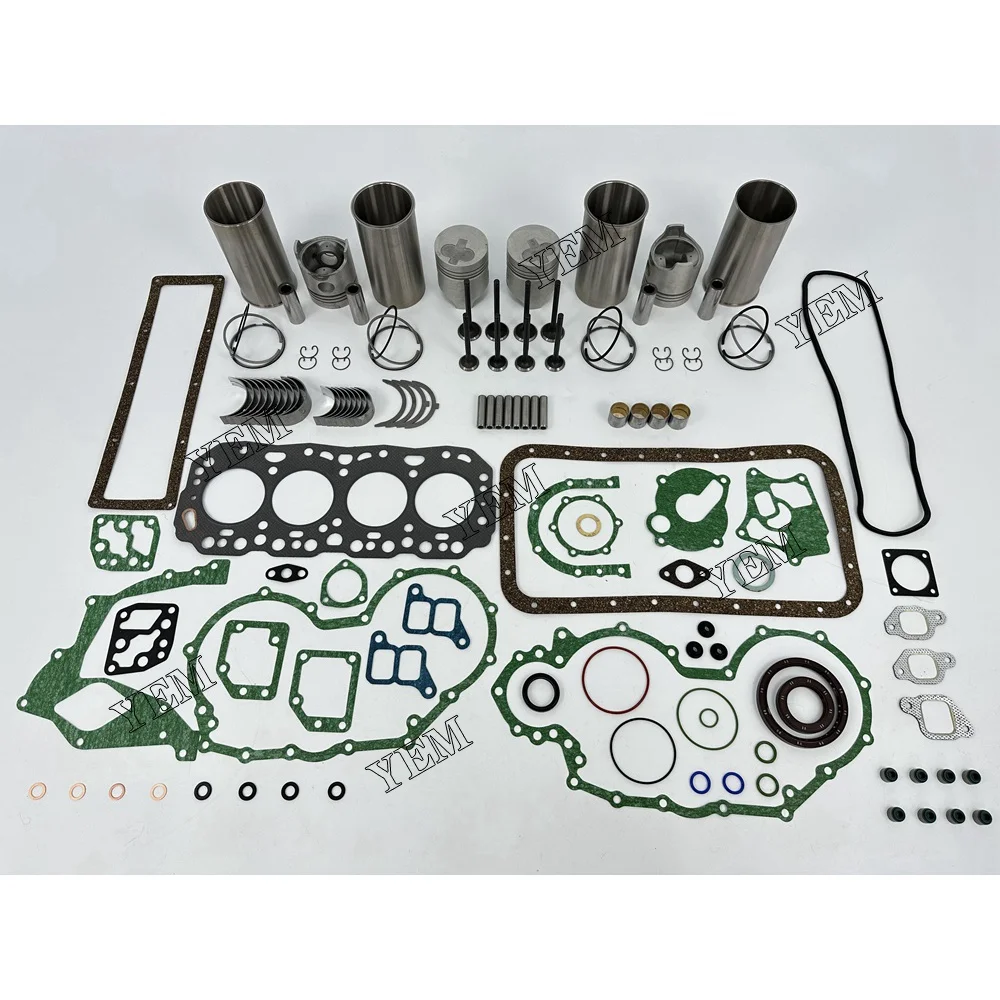 Cylinder Liner and Gasket Kit With Bearing Valve Guide for Toyota 2J Aftermarket Engine Spare Parts