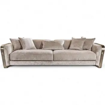 High End Italy Postmodern Sala Pure Genuine Leather Modern Italian Design Luxury Sofa Set Couch Living Room Furniture Sofa