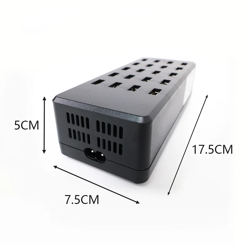 Plastic Industrial Usb Multiport Charger Block 20-multiport Usb Phone Charging Station