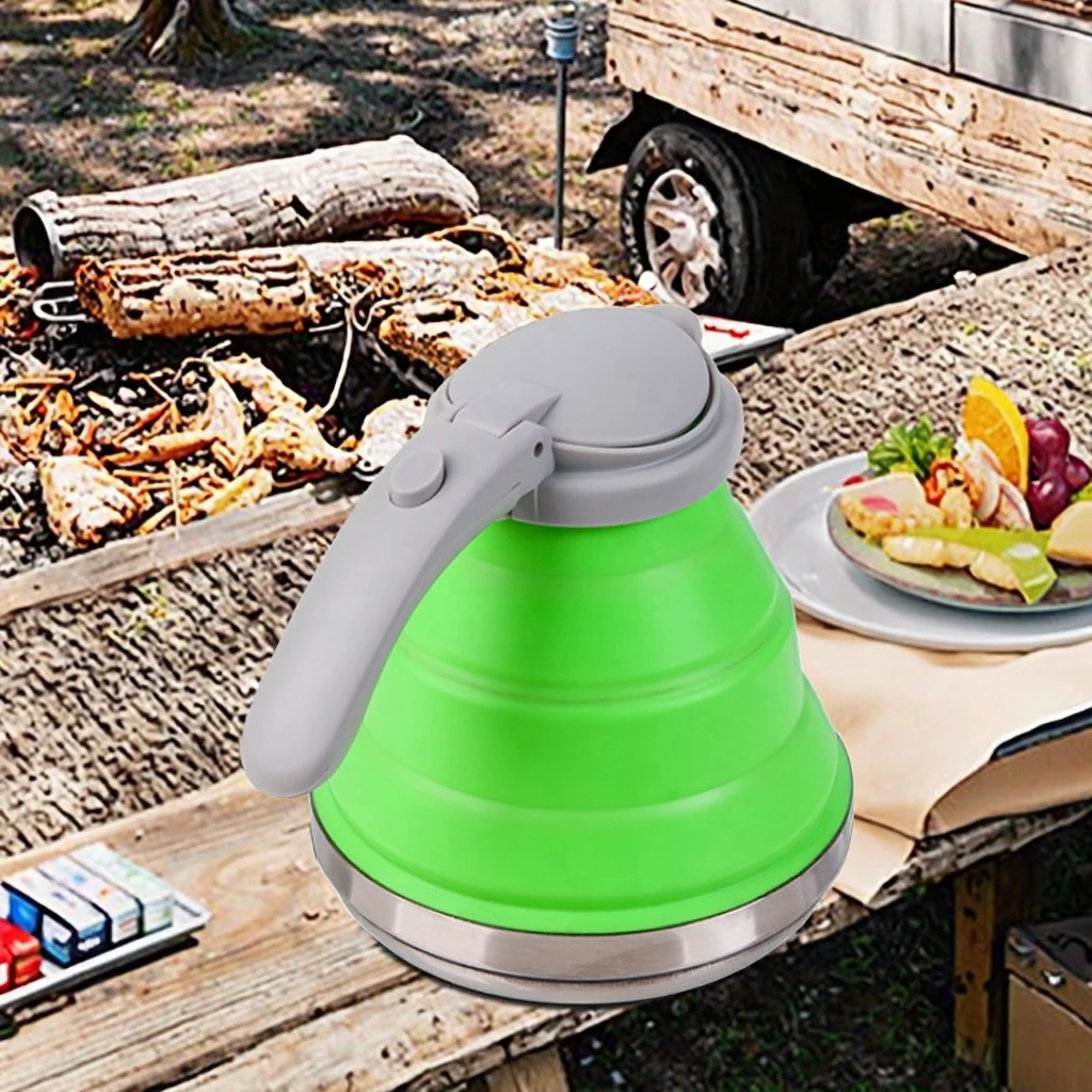 collapsible kettle go outdoors Blue Hi-Gear 1.5L – A true multi Portable Collapsible Camping Kettle 1.5L