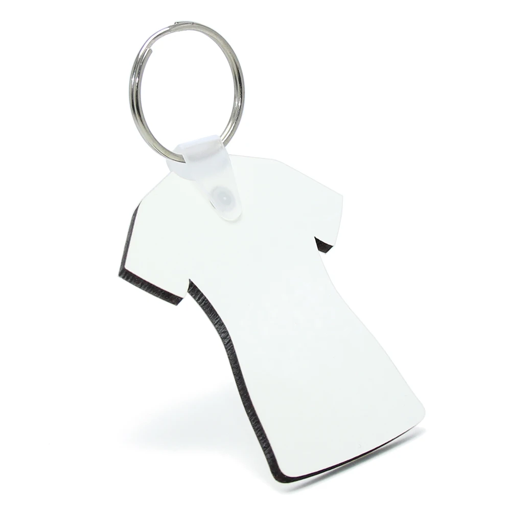 Temu 120pcs Fashion Sublimation Keychains Bulk DIY MDF Blank Keychains with Key Rings 4 Shapes Sublimation Blank Keychains, Double Sided Printing Heat