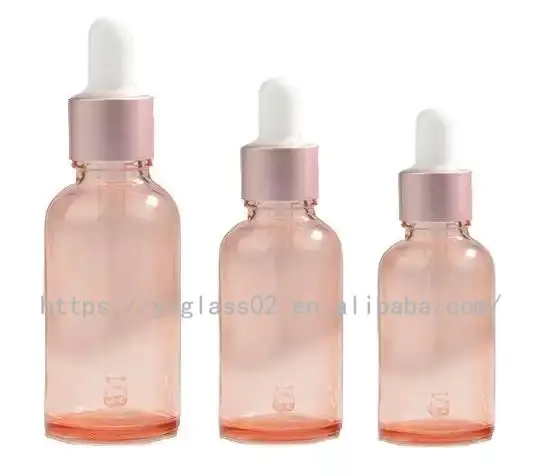 Custom small capacity frosted/glossy essential oil 1ml 2ml 3ml 5ml cosmetics glass dropper bottle supplier